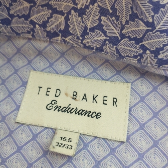 Ted Baker Endurance Button Up Shirt, size 15.5 32/33 - Picture 2 of 12